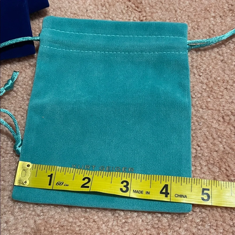 Kurt Geiger(15)  Colorful Velvet Pouches ALL NEW - Picture 5 of 9